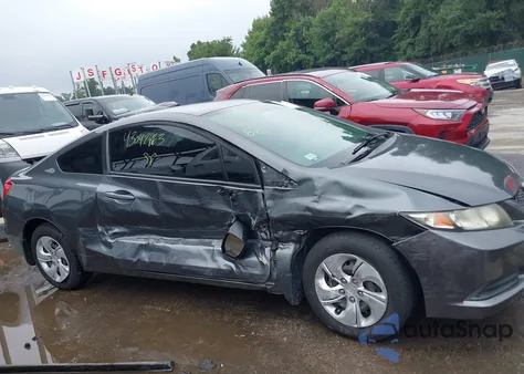 2013 Honda Civic Lx z USA, uszkodzony, nr VIN 2HGFG3B52DH525614